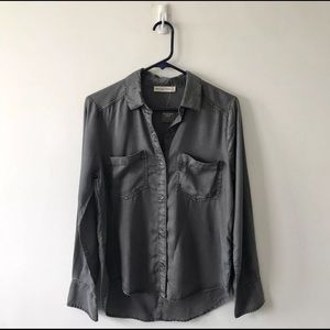 Abercrombie Gray Button Up